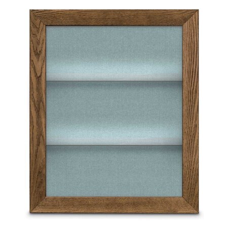 United Visual Products Outdoor Enclosed Combo Board, 42"x32", Gold Frame/Grey & Apricot UVCB4232ODG-GREY-APRICOT